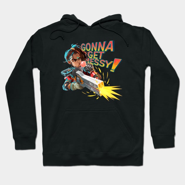 Rampart - Gonna Get Messy! Hoodie by Paul Draw